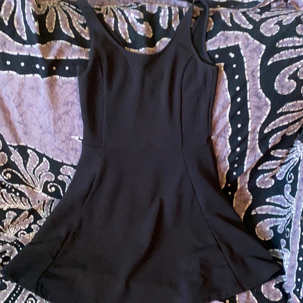 Brand new divided black dress